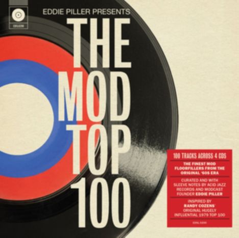 Eddie Piller Presents The Mod Top 100, 4 CDs