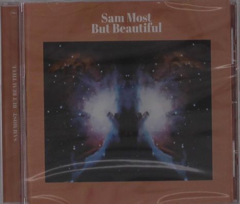 "Sam Most But Beautiful" steht auf einem CD-Cover mit einem kosmisch anmutenden Bild in der Mitte.