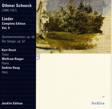 Othmar Schoeck (1886-1957): Sämtliche Lieder Vol.9, CD