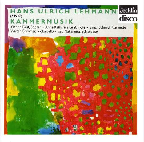 Hans-Ulrich Lehmann (1937-2013): Kammermusik, CD