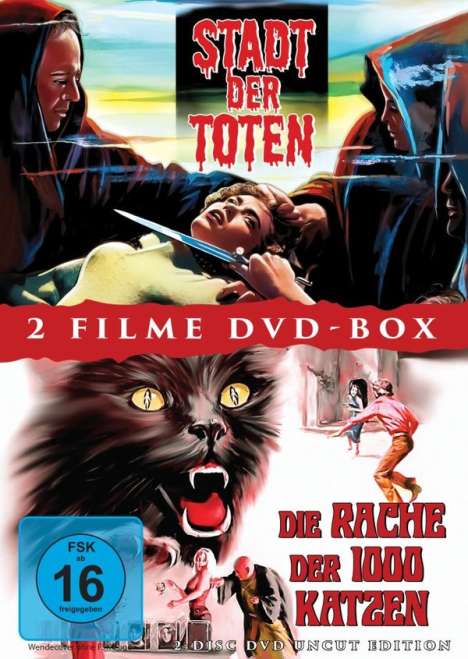 Stadt der Toten &amp; Die Rache der 1000 Katzen (Uncut), 2 DVDs