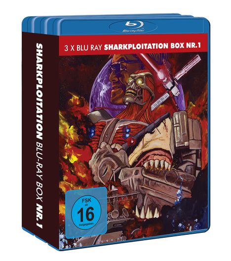 Sharkploitation Blu-ray Bundle Nr. 1 (Blu-ray), 3 Blu-ray Discs