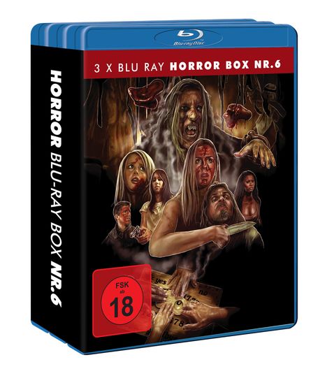 Horror Blu-ray Bundle NR. 6 (3 Blu-Rays), 3 Blu-ray Discs