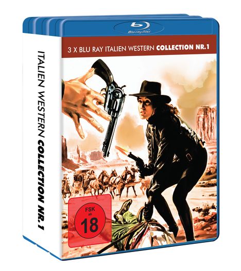 Italien Western Blu-ray Bundle NR. 1 (3 Blu-Rays), 3 Blu-ray Discs