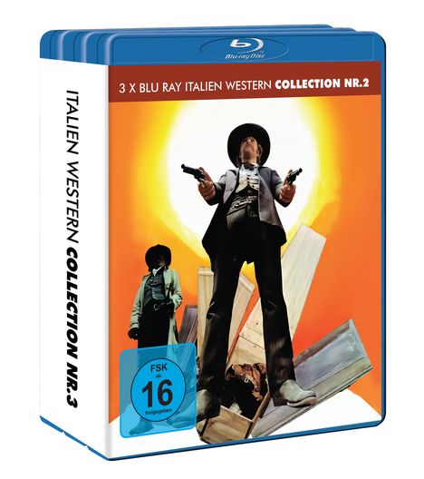 ITALIEN WESTERN BLU-RAY BUNDLE NR. 2  [3 BRs], 3 Blu-ray Discs