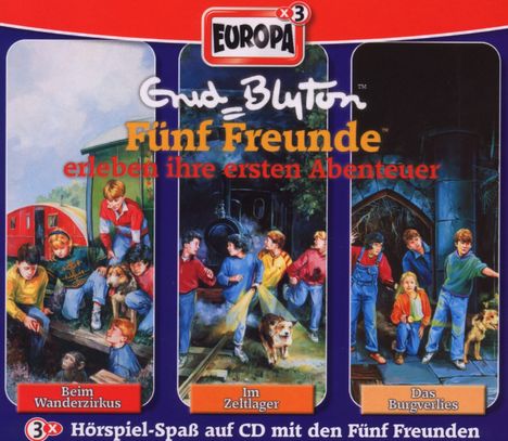 Fünf Freunde (Box 1) erleben Ihre ersten Abenteuer, 3 CDs