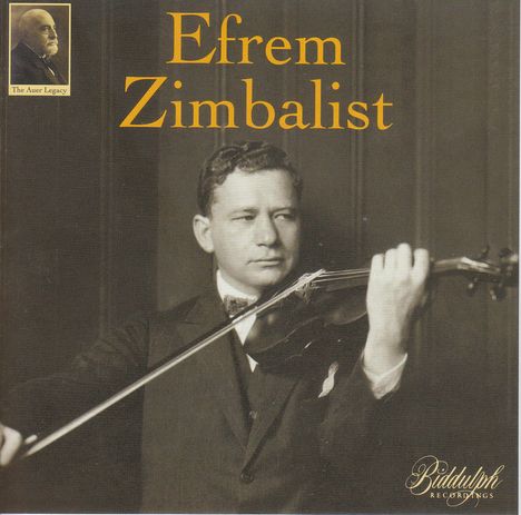 Efrem Zimbalist,Violine, CD