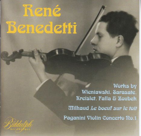 Rene Benedetti,Violine, CD