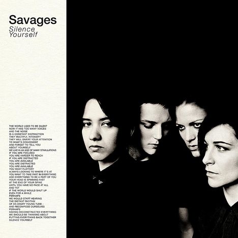Savages (Post Punk): Silence Yourself, LP