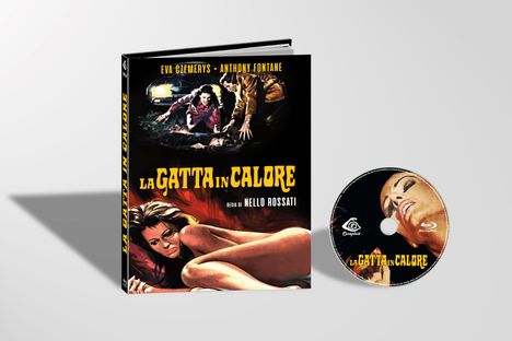 La Gatta in Calore (The Cat in Heat) (OmU) (Blu-ray im Mediabook), 1 Blu-ray Disc und 1 DVD