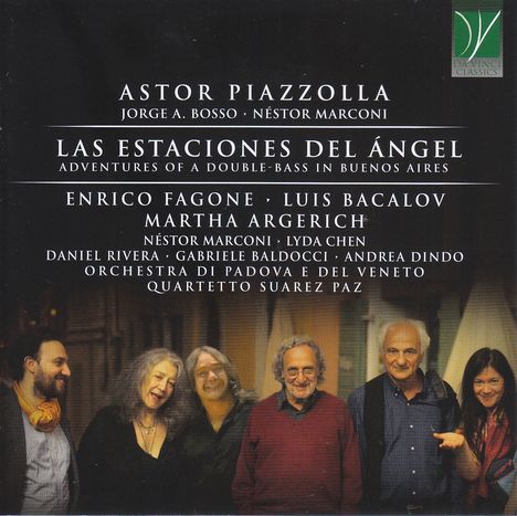 Astor Piazzolla (1921-1992): The 4 Seasons für Kontrabass & Orchester, CD