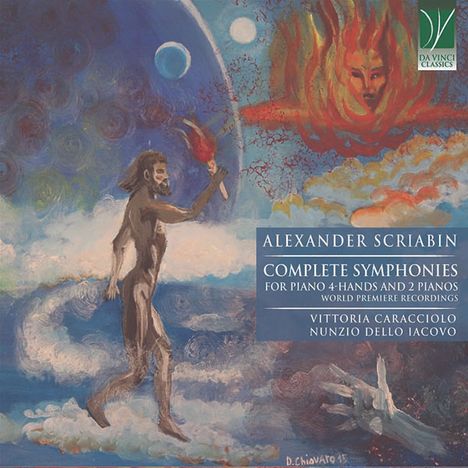 Alexander Scriabin (1872-1915): Symphonien Nr.1-3 für Klavier 4-händig &amp; für 2 Klaviere, 3 CDs
