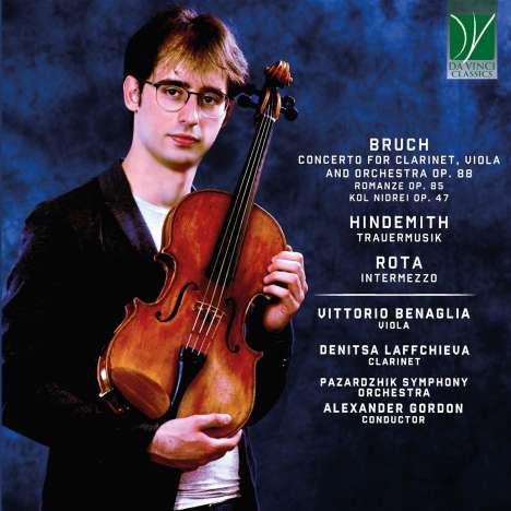 Max Bruch (1838-1920): Konzert für Klarinette,Viola &amp; Orchester op.88, CD