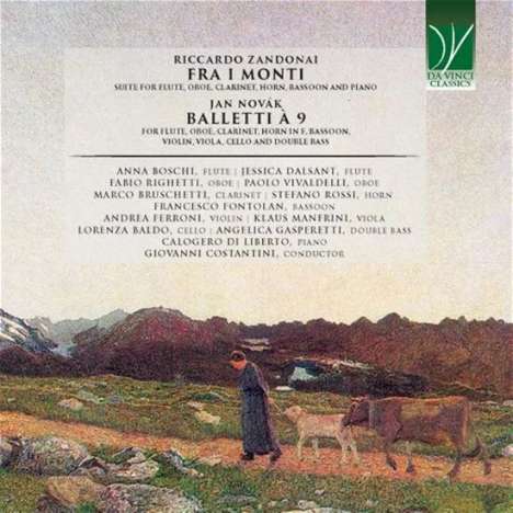 Riccardo Zandonai (1883-1944): Suite für Flöte, Oboe, Klarinette, Horn, Fagott &amp; Kl.avier "Fra I Monti", CD