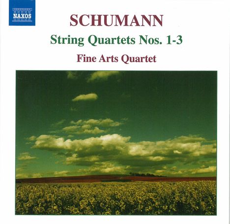 Robert Schumann (1810-1856): Streichquartette Nr.1-3, CD