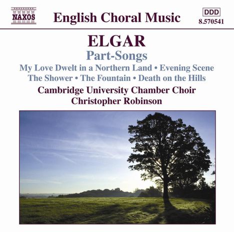 Edward Elgar (1857-1934): Part-Songs, CD