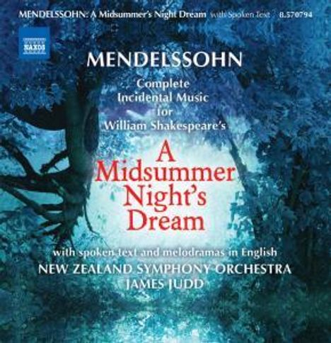 Felix Mendelssohn Bartholdy (1809-1847): Ein Sommernachtstraum, CD