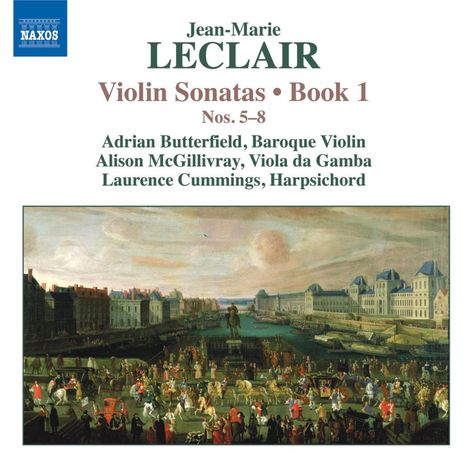 Jean Marie Leclair (1697-1764): Sonaten für Violine &amp; Bc Heft 1 Nr.5-8 (op.1 Nr.5-8), CD
