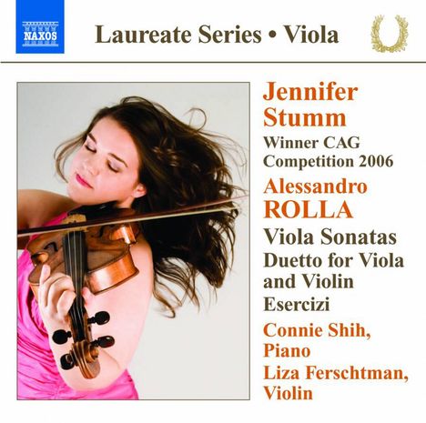 Alessandro Rolla (1757-1841): Sonaten für Viola &amp; Klavier op.3 Nr.1 &amp; 2, CD