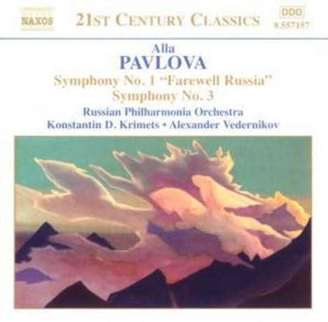 Alla Pavlova (geb. 1952): Symphonien Nr.1 &amp; 3, CD