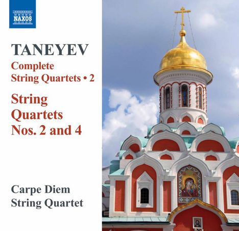 Serge Tanejew (1856-1915): Sämtliche Streichquartette Vol.2, CD