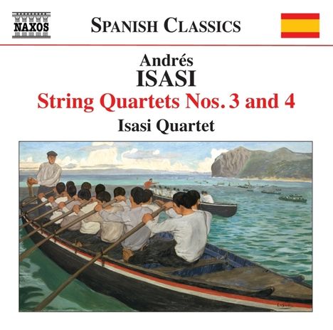 Andres Isasi (1890-1940): Streichquartette Nr.3 &amp; 4, CD