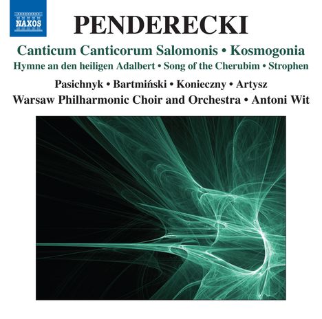 Krzysztof Penderecki (1933-2020): Canticum Canticorum Salomonis, CD