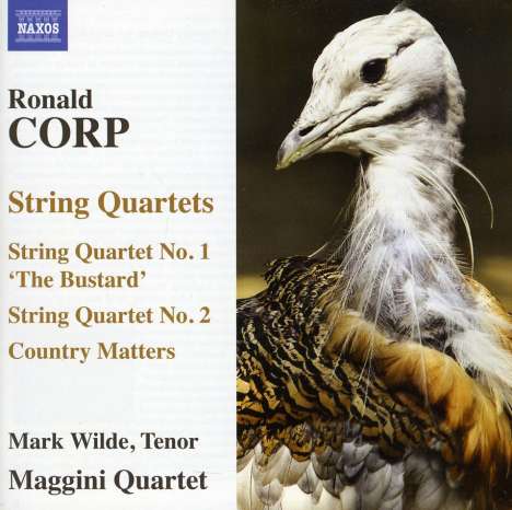 Ronald Corp (geb. 1951): Streichquartette Nr.1 &amp; 2, CD
