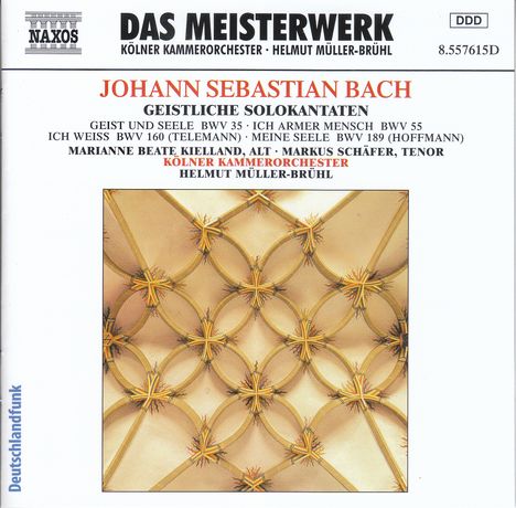 Johann Sebastian Bach (1685-1750): Kantaten BWV 35,55,160,189, CD