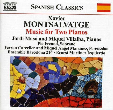 Xavier Montsalvatge (1912-2002): Klavierwerke Vol.3 - Werke für 2 Klaviere, CD