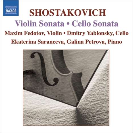 Dmitri Schostakowitsch (1906-1975): Sonate für Cello &amp; Klavier op.40, CD