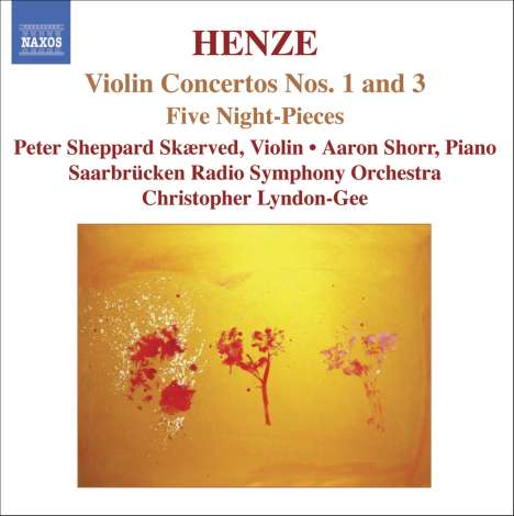 Hans Werner Henze (1926-2012): Violinkonzerte Nr.1 &amp; 3, CD