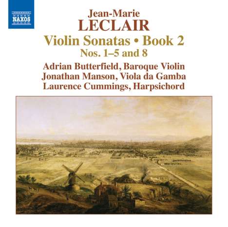 Jean Marie Leclair (1697-1764): Sonaten für Violine &amp; Bc Heft 2 Nr.1-5,8 (op.2 Nr.1-5,8), CD