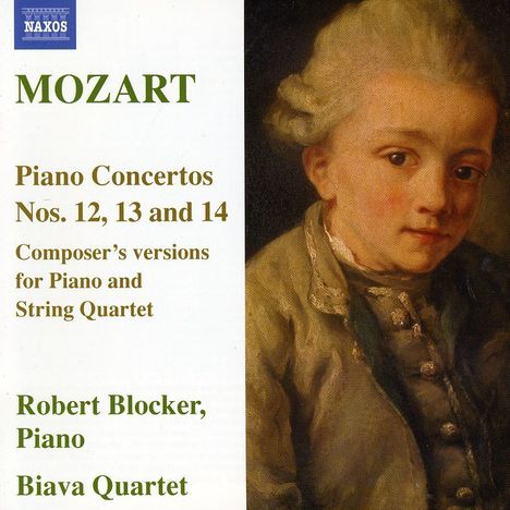 Wolfgang Amadeus Mozart (1756-1791): Klavierkonzerte Nr.12-14 für Klavierquintett, CD