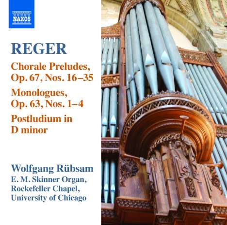 Max Reger (1873-1916): Sämtliche Orgelwerke Vol.15, CD
