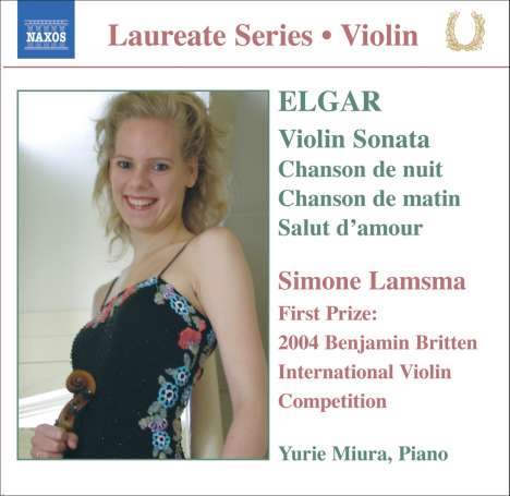 Edward Elgar (1857-1934): Sonate für Violine &amp; Klavier op.82, CD