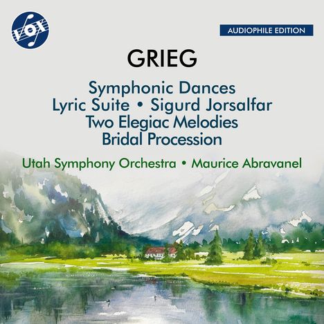 Edvard Grieg (1843-1907): Symphonische Tänze op.64, CD