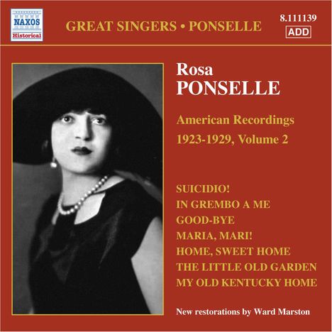 Rosa Ponselle - American Recordings Vol.2, CD