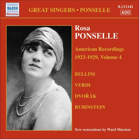 Rosa Ponselle - American Recordings Vol.4, CD