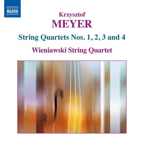 Krzysztof Meyer (geb. 1943): Streichquartette Nr.1-4, CD