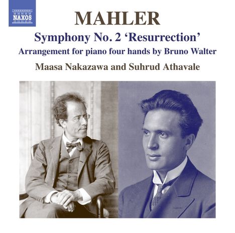 Gustav Mahler (1860-1911): Symphonie Nr.2 (Fassung für Klavier vierhändig), CD