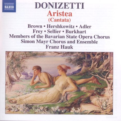 Gaetano Donizetti (1797-1848): Kantate "Aristea", CD