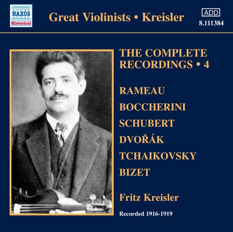 Fritz Kreisler - The Complete Recordings Vol.4, CD