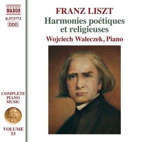 Franz Liszt (1811-1886): Klavierwerke Vol.53 - Harmonies poetiques et religieuses, CD