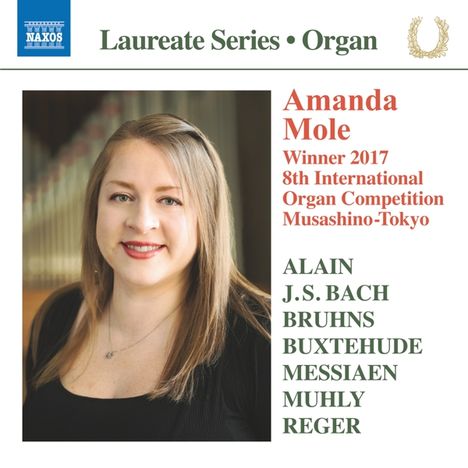 Amanda Mole - Winner 2017 8th International Organ Competition Musashino -Tokyo, CD