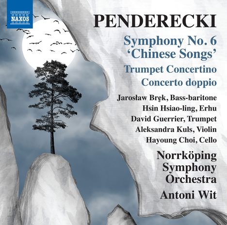 Krzysztof Penderecki (1933-2020): Symphonie Nr.6 "Chinese Songs" für Bariton &amp; Orchester, CD