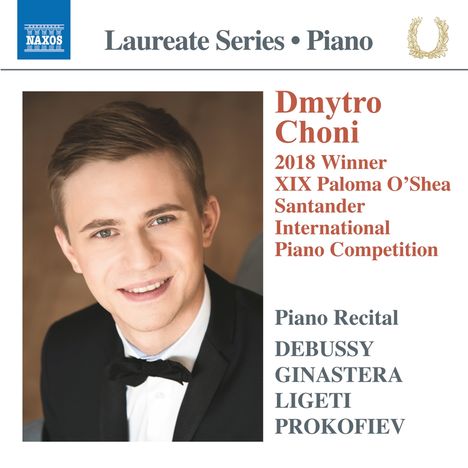 Dmytro Choni - 2018 Winner XIX Paloma O'Shea Santander International Piano Competition, CD