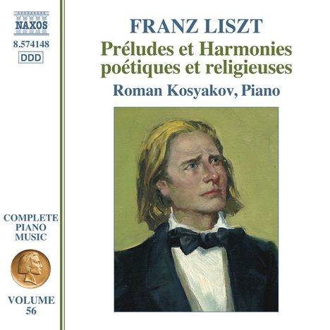 Franz Liszt (1811-1886): Klavierwerke Vol.56 - Preludes et Harmonies poetiques et religieuses, CD
