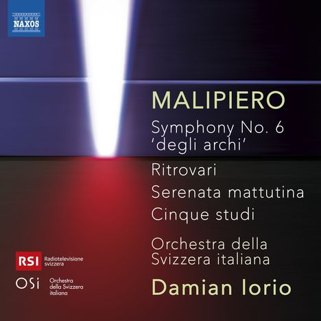 Gian Francesco Malipiero (1882-1974): Symphonie Nr.6 "degli archi", CD