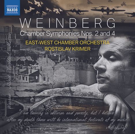 Mieczyslaw Weinberg (1919-1996): Kammersymphonien Nr. 2 &amp; 4, CD